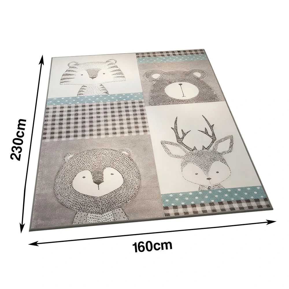 LIVARA Floor Rugs 160/200cm - showcasing dense Belgian velvet softness, sturdy hand-sewn edges, and an anti-slip bottom to enhance both safety and style in living areas