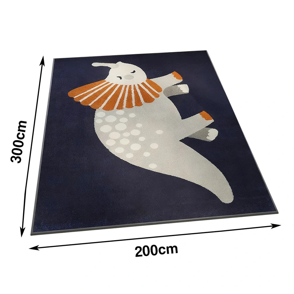 LIVARA Floor Rugs 160/200cm - made from plush Belgian velvet, reinforced edging for durability, and moisture-resistant rubber backing keeping the rug in place on any surface