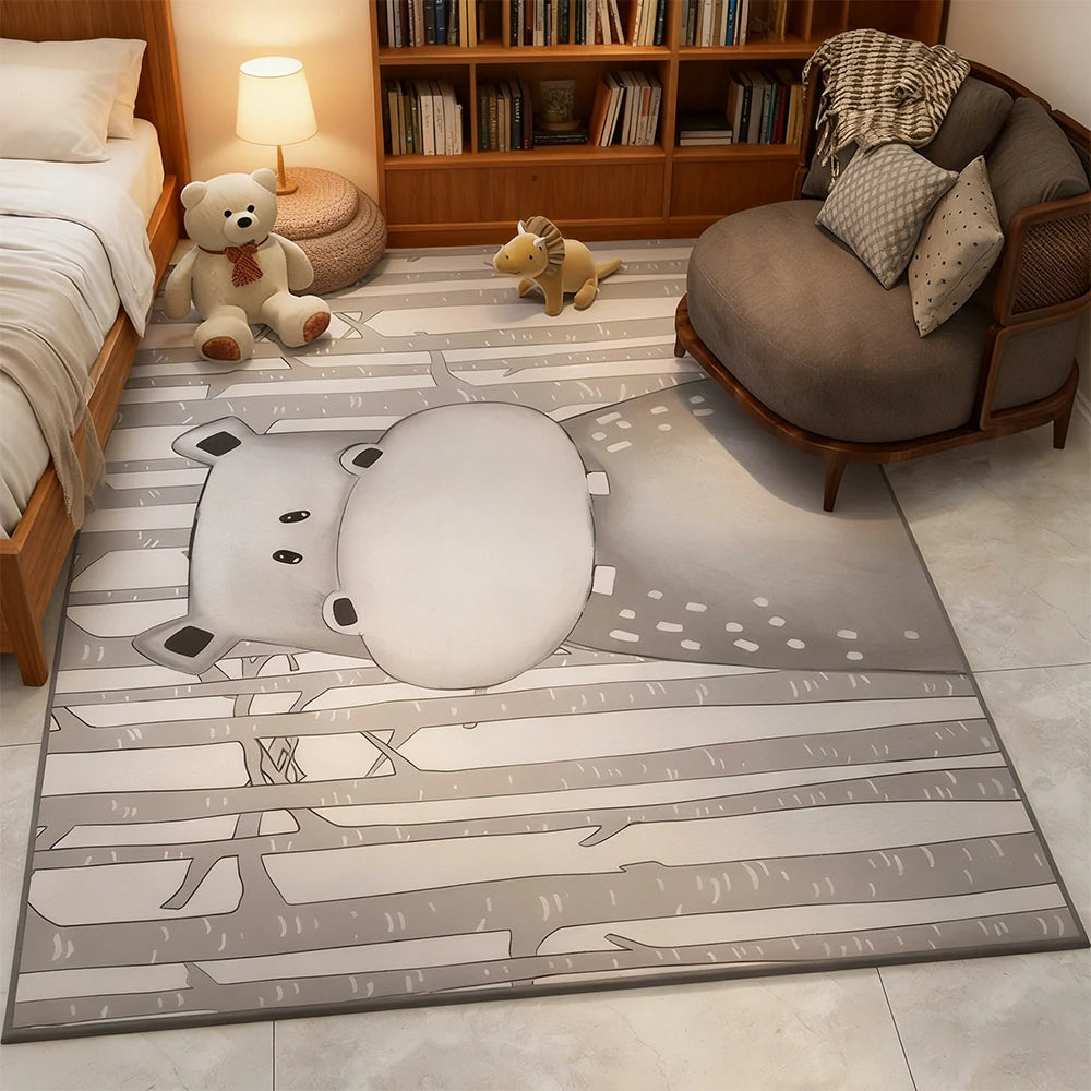 LIVARA Floor Rugs 160/200cm - providing luxury Belgian velvet comfort, short-pile practicality, and anti-slip security while blending seamlessly into modern home décor