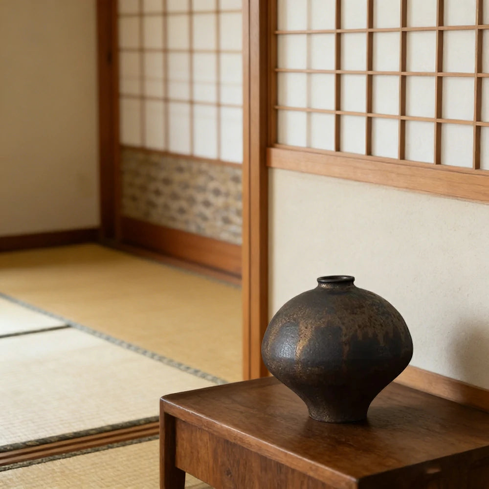 LIVARA Ceramic Vase Decor Display Matte Ceramic “Mozi Command” Handcrafted Artistic Design