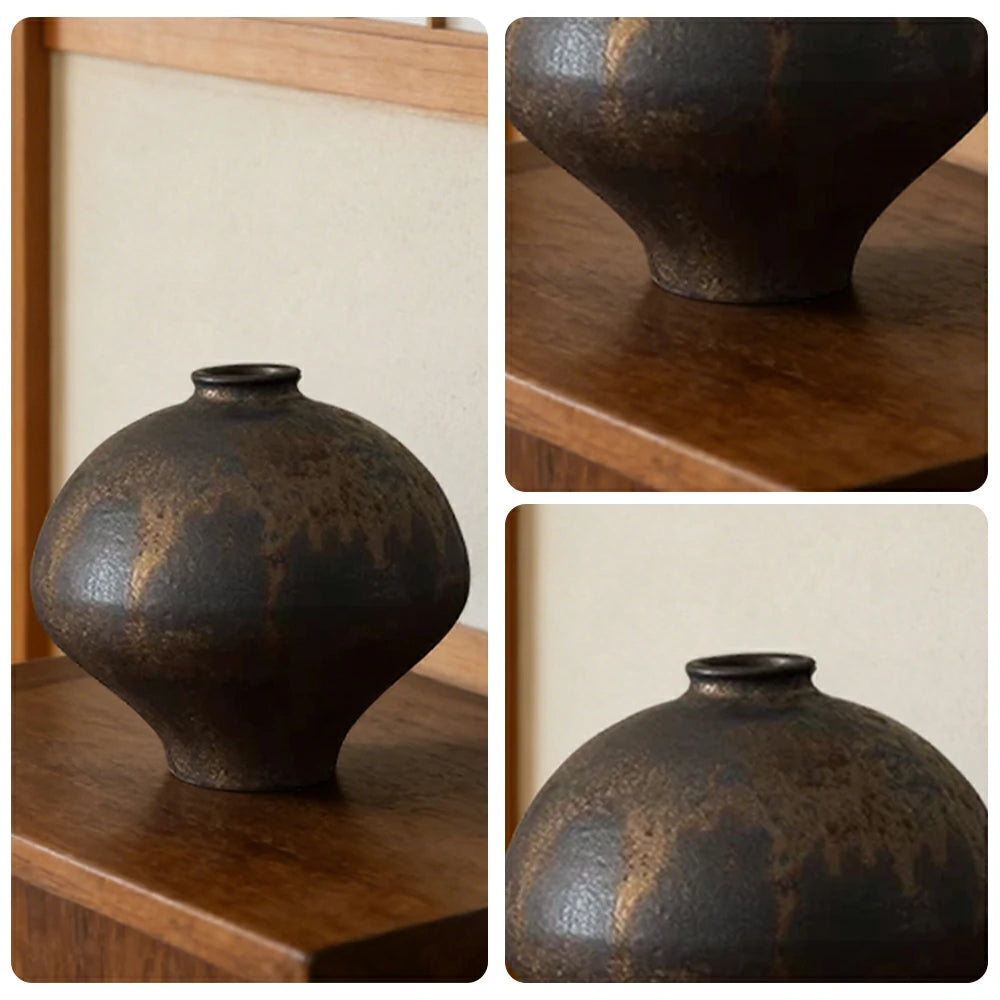 LIVARA Ceramic Vase Decor Display Matte Ceramic “Mozi Command” Handcrafted Artistic Design