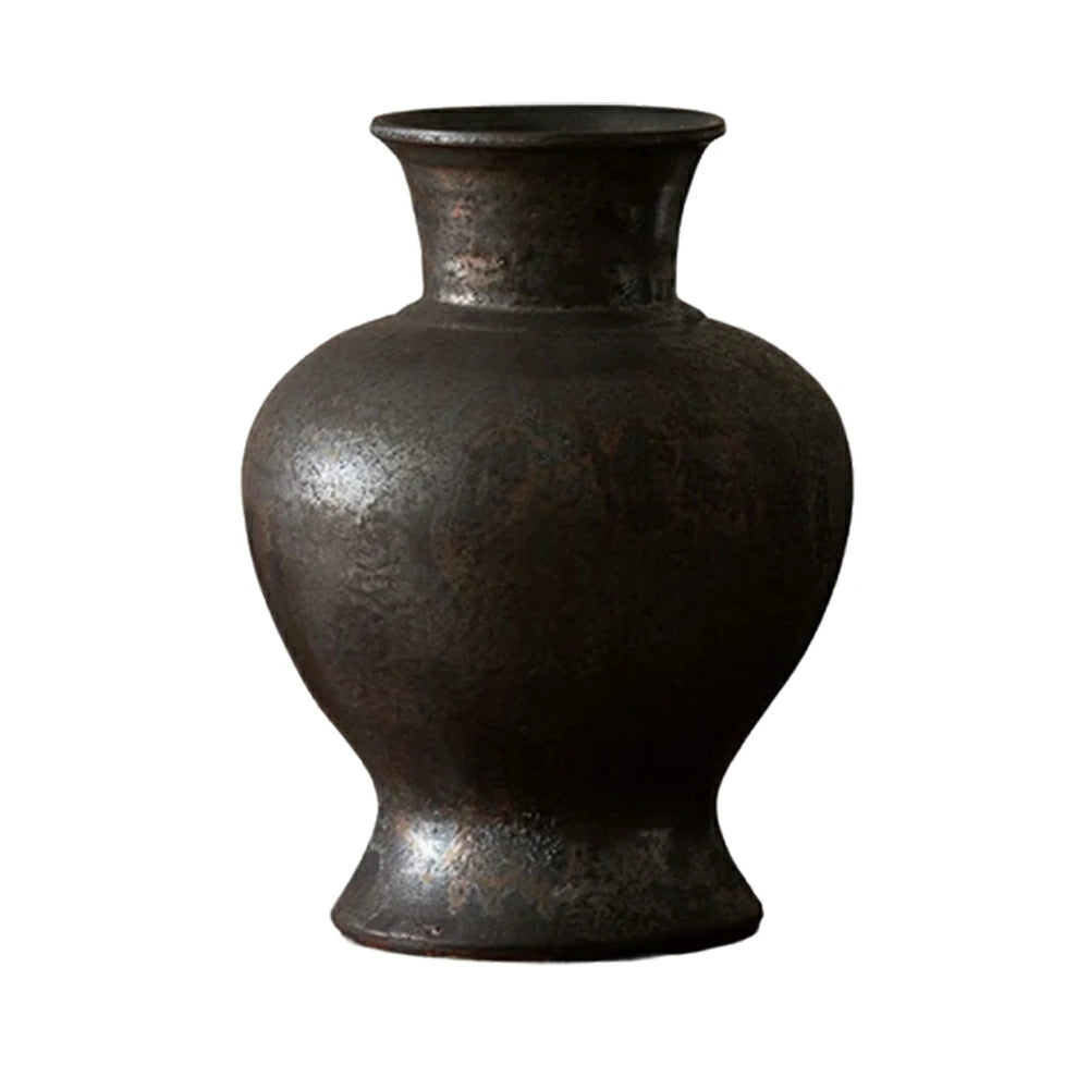 LIVARA Ceramic Vase Decor Display Matte Ceramic Zang Clay Handcrafted Artistic Design