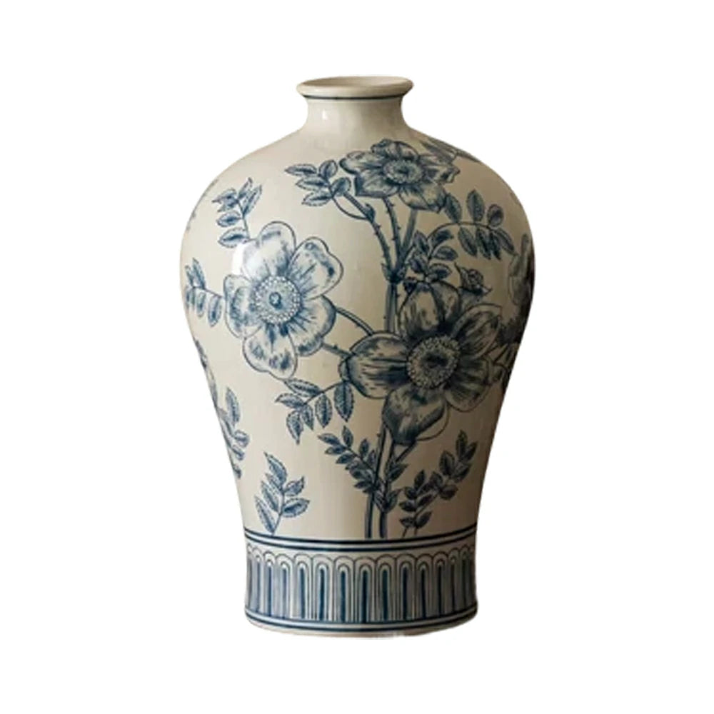 LIVARA Ceramic Vase Decor Display Matte Ceramic “Moon Serenity” Handcrafted Art Form