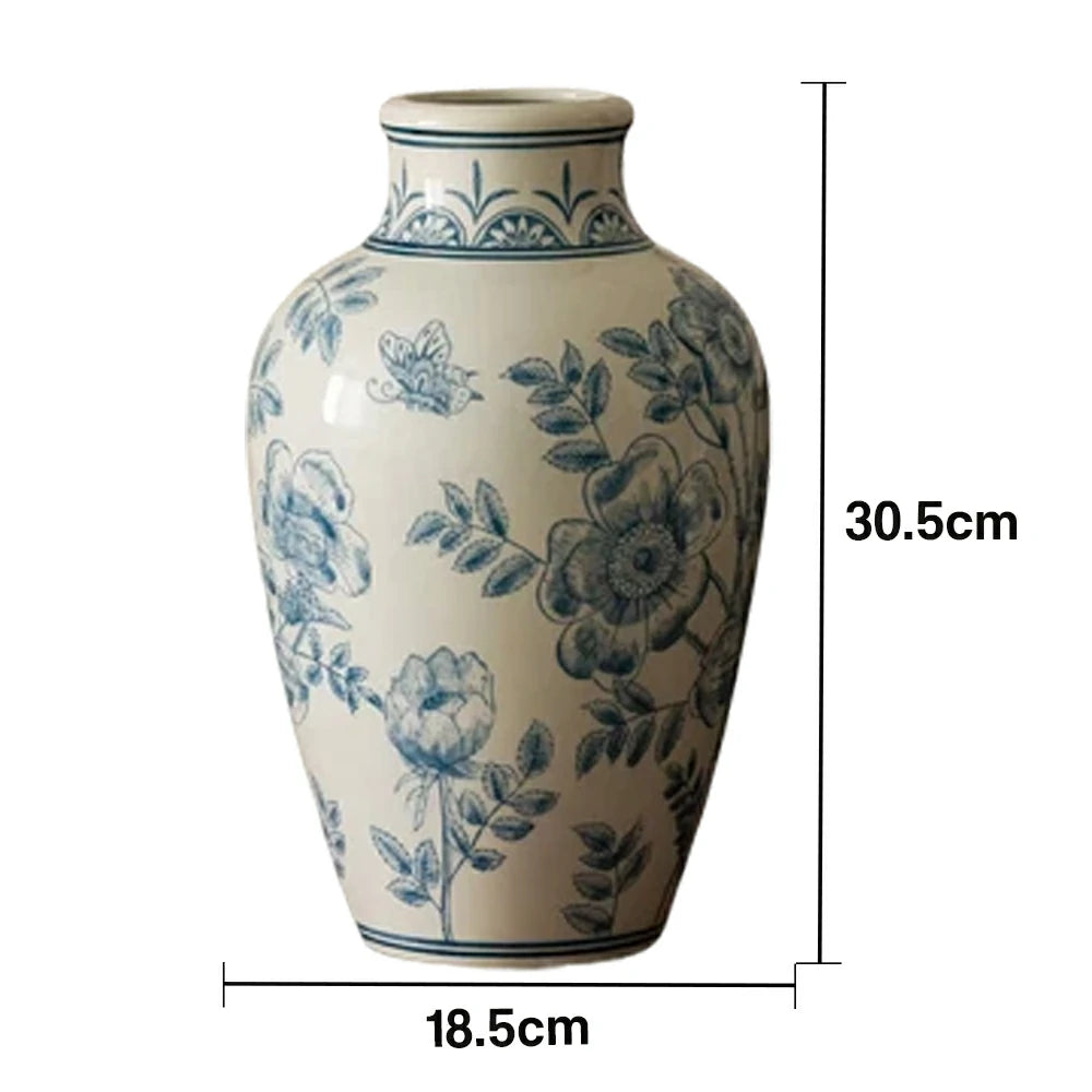 LIVARA Ceramic Vase Decor Display Matte Ceramic “Silent Moon” Textured Handcrafted Design