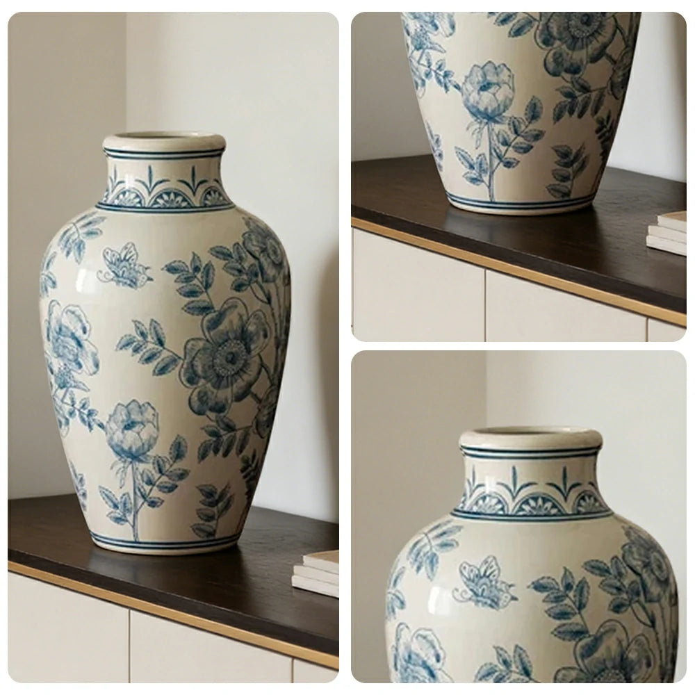 LIVARA Ceramic Vase Decor Display Matte Ceramic “Silent Moon” Textured Handcrafted Design