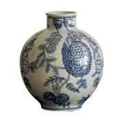 LIVARA Ceramic Vase Decor Display Eternal Pomegranate Design Matte Ceramic Handcrafted Stone Texture