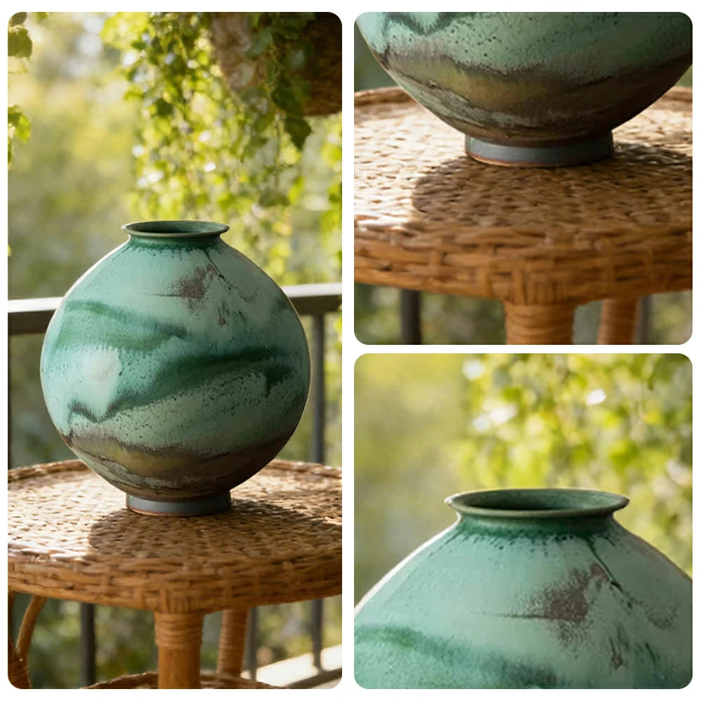 LIVARA Ceramic Vase Decor Display Matte Ceramic “Rising to Success” Handcrafted Artistic Design