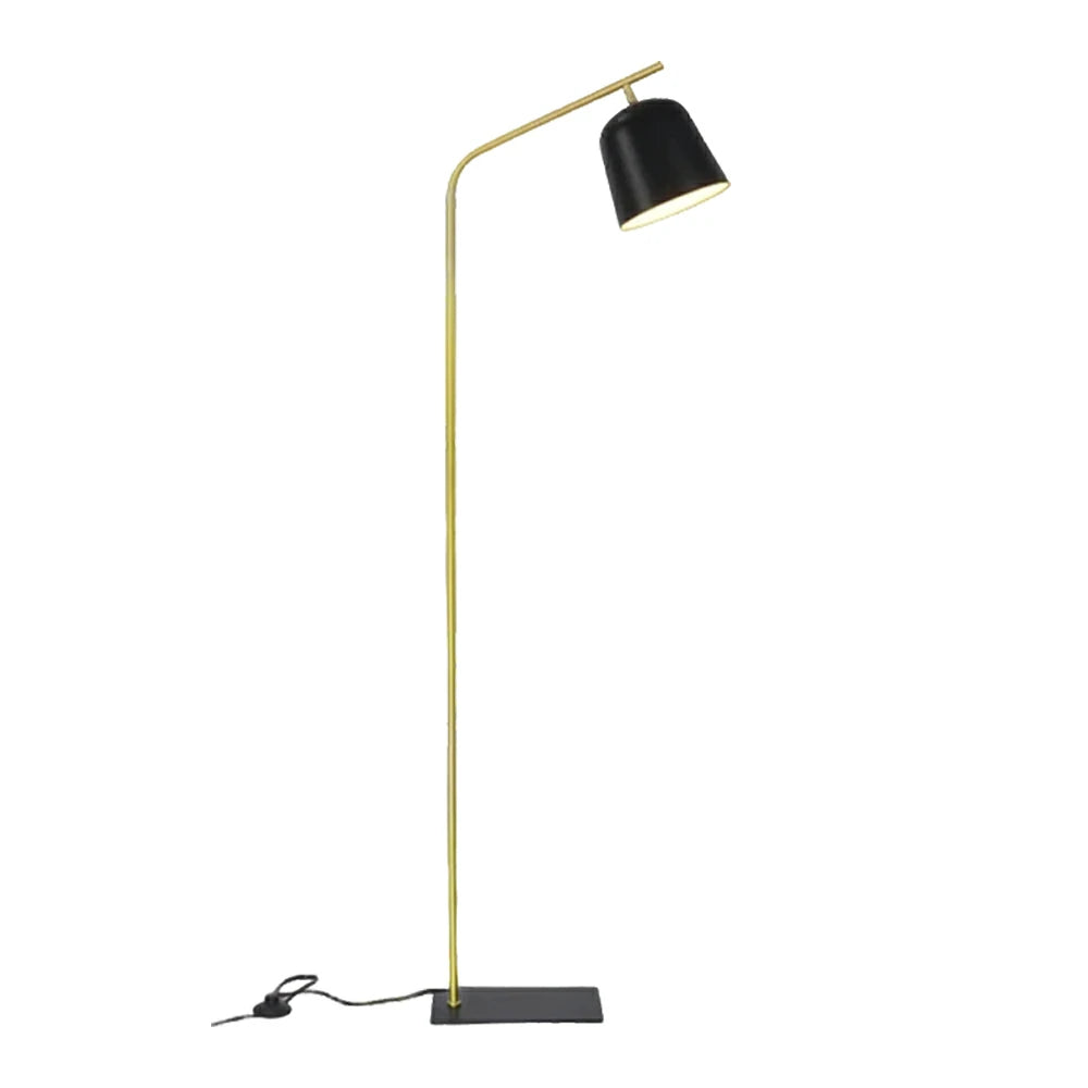 LIVARA 7/12W Floor Lamp 3 Lighting Modes Adjustable Head Metal Shade Stable Base Modern Design - Gold