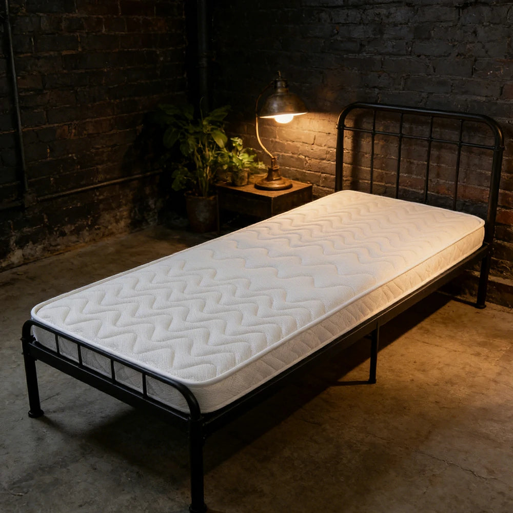 LIVARA Trundle Bed Mattress for SF01 & CF02 - Multi-Layer Coconut Fibre & Latex, Breathable Fabric, Lightweight Support - White