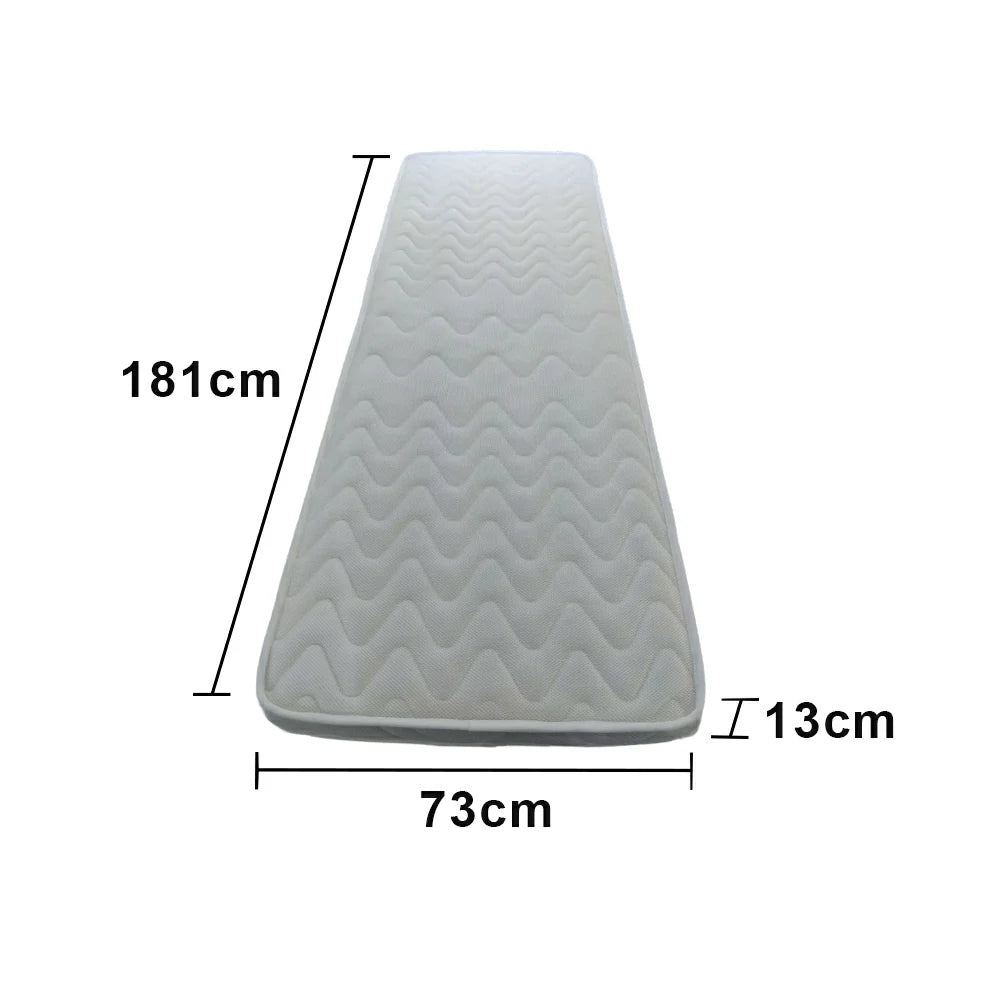 LIVARA Trundle Bed Mattress for SF01 & CF02 - Multi-Layer Coconut Fibre & Latex, Breathable Fabric, Lightweight Support - White