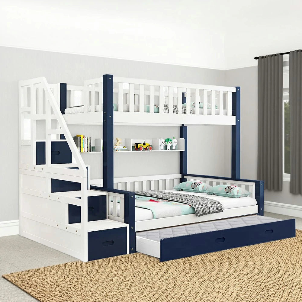 Trundle Only! LIVARA Space-Saving Trundle Bed Frame for SF01 Bunk Bed