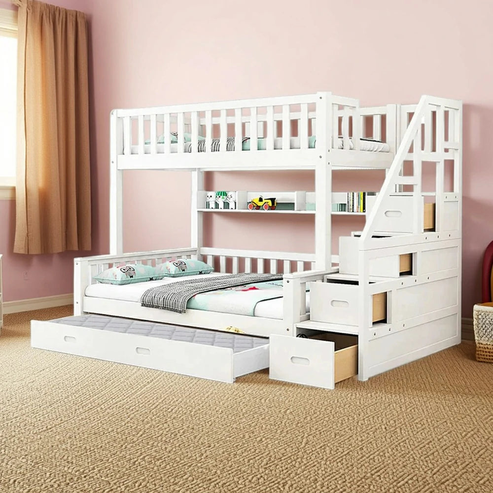 Trundle Only! LIVARA Space-Saving Trundle Bed Frame for SF01 Bunk Bed