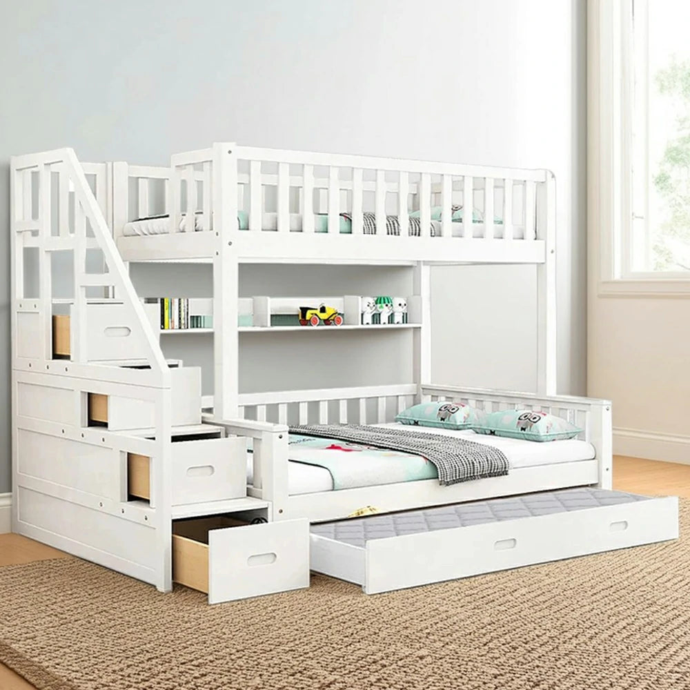 Trundle Only! LIVARA Space-Saving Trundle Bed Frame for SF01 Bunk Bed