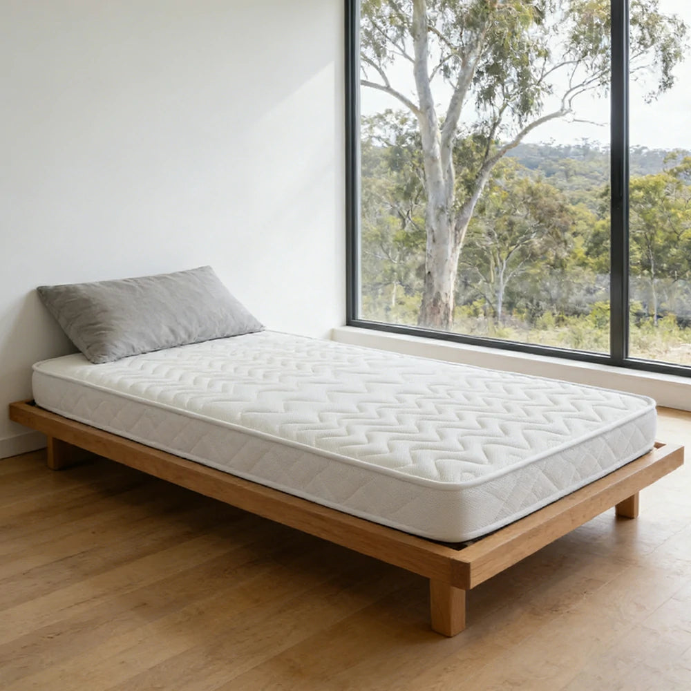 LIVARA Trundle Bed Mattress for SF01 & CF02 - Multi-Layer Coconut Fibre & Latex, Breathable Fabric, Lightweight Support - White