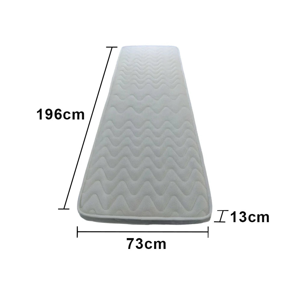 LIVARA Trundle Bed Mattress for SF01 & CF02 - Multi-Layer Coconut Fibre & Latex, Breathable Fabric, Lightweight Support - White