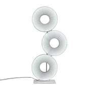 LIVARA Floor Lamp All-Around Ambient Lighting Metal Frame Weighted Base Modern Ring Design