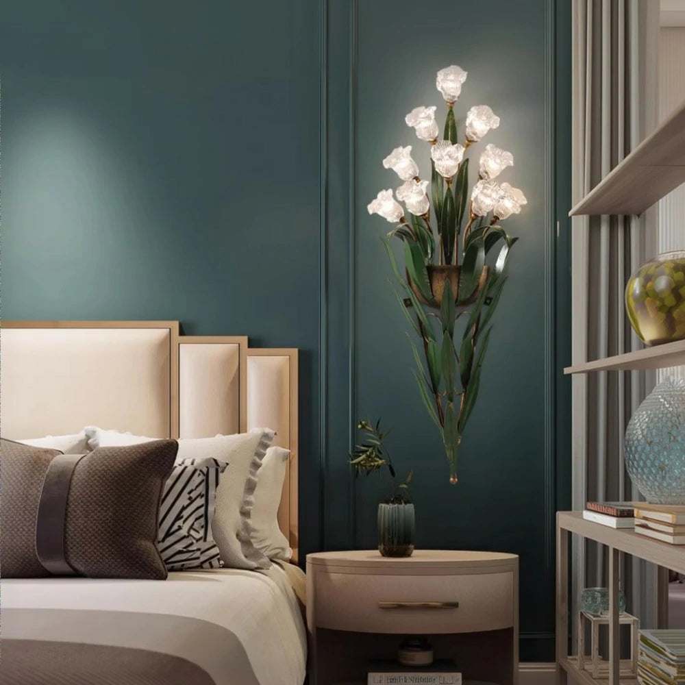 LIVARA Wall Light 32/36cm Electroplated Iron Frame G4 Bulb Elegant Design for Bedrooms, Living Rooms, and Dining Areas - Stylish & Durable - White