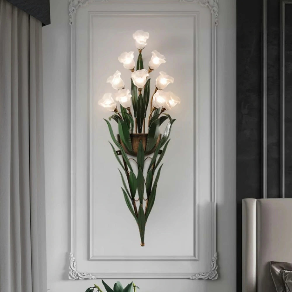 LIVARA Wall Light 32/36cm Electroplated Iron Frame G4 Bulb Elegant Design for Bedrooms, Living Rooms, and Dining Areas - Stylish & Durable - White