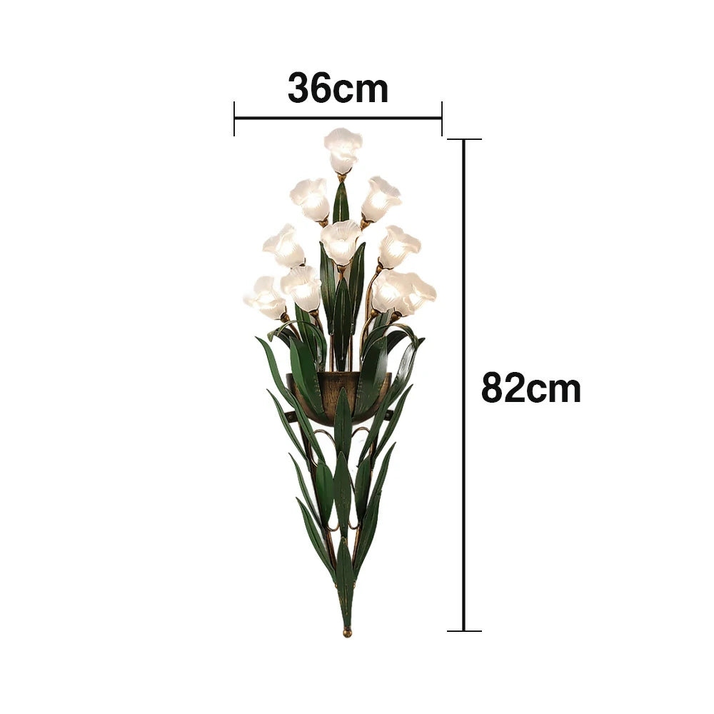 LIVARA Wall Light 32/36cm Electroplated Iron Frame G4 Bulb Elegant Design for Bedrooms, Living Rooms, and Dining Areas - Stylish & Durable - White