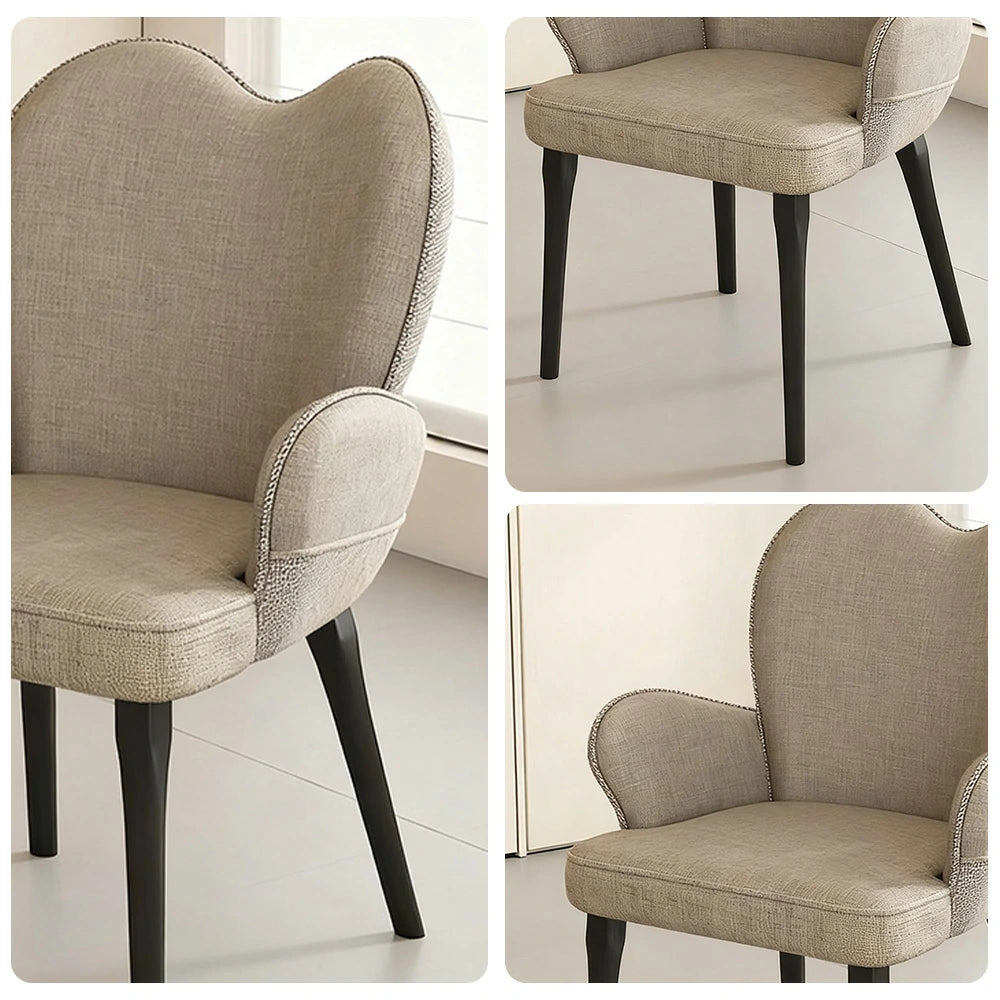 LIVARA Office Chair – Premium Black Leather Upholstery, Ergonomic Backrest & Armrests, High-Density Cushion, Sturdy Steel Legs, Durable & Stylish Design - Grey