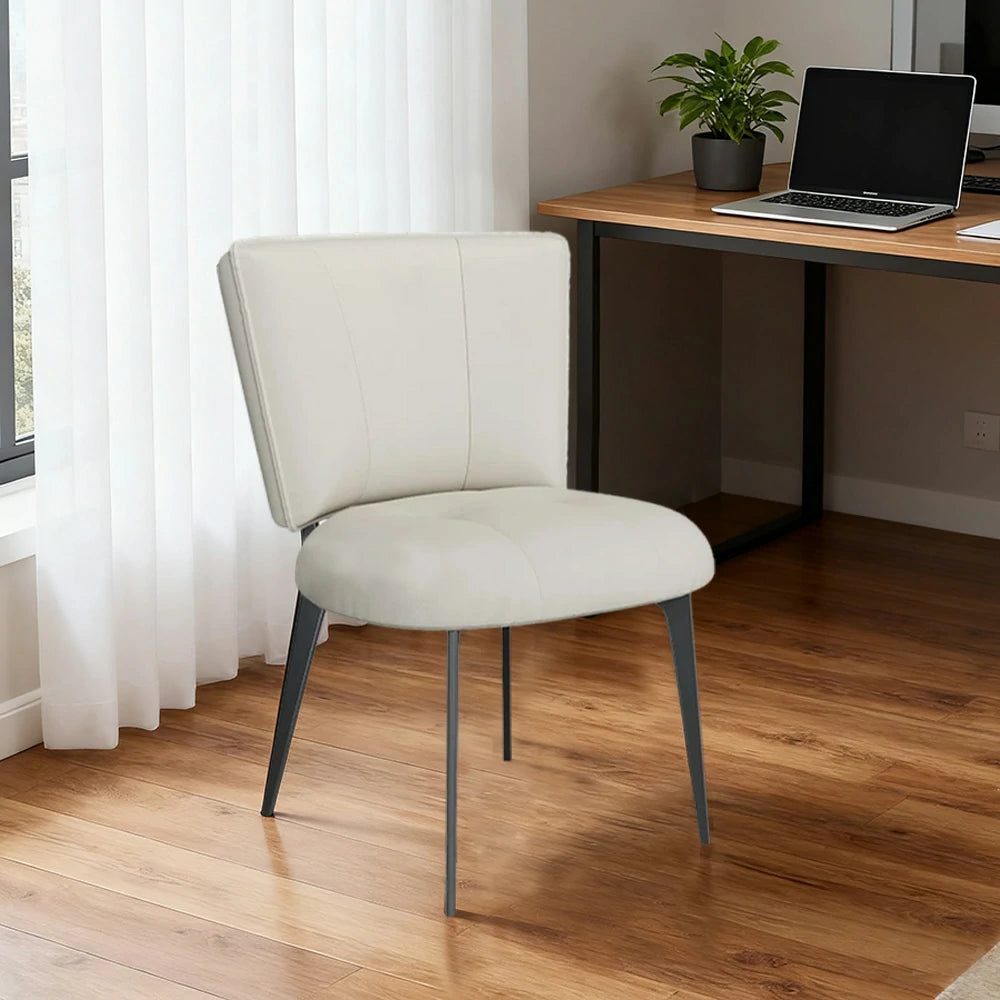 LIVARA Office Chair – Reinforced Thickened Design, Scratch-Resistant Cat Claw Leather, Ergonomic Support, Strong Load-Bearing Frame - Beige