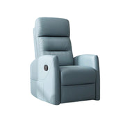 LIVARA Electric Assist Sofa, One-Touch Sit-to-Stand Assist, Skin-Friendly Upholstery, Alloy Steel Frame, Quiet Stable Lift - Blue