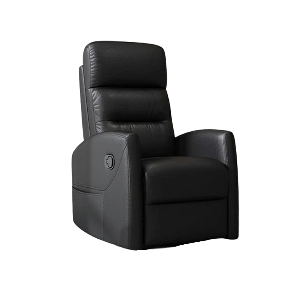 LIVARA Electric Assist Sofa, One-Touch Sit-to-Stand Assist, Skin-Friendly Upholstery, Alloy Steel Frame, Quiet Stable Lift - Black