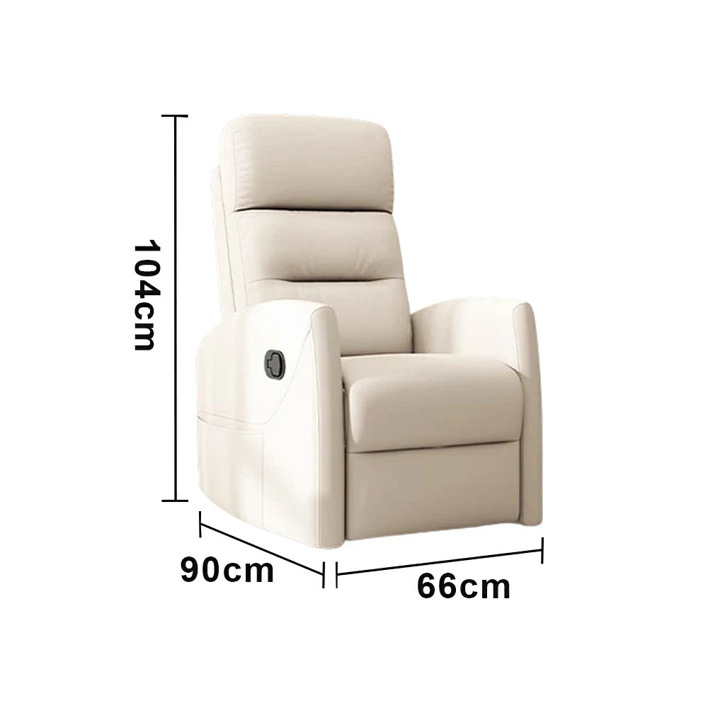 LIVARA Electric Assist Sofa, One-Touch Sit-to-Stand Assist, Skin-Friendly Upholstery, Alloy Steel Frame, Quiet Stable Lift - White