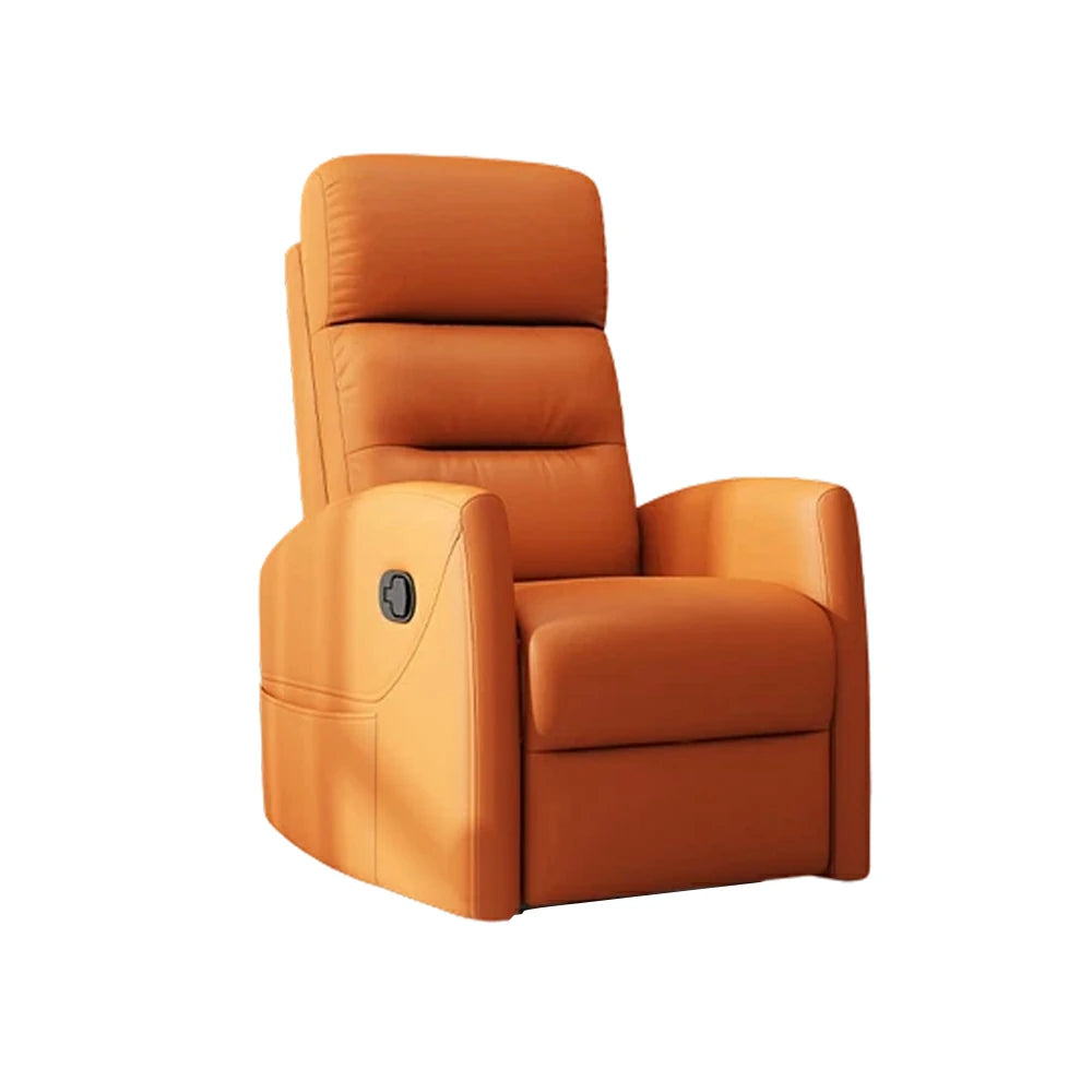 LIVARA Electric Assist Sofa, One-Touch Sit-to-Stand Assist, Skin-Friendly Upholstery, Alloy Steel Frame, Quiet Stable Lift - Orange