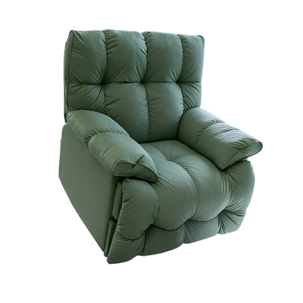 LIVARA Electric Assist Sofa, Smooth Lift Support, Cat-Scratch Resistant Upholstery, Alloy Frame, Extended Footrest Comfort - Green
