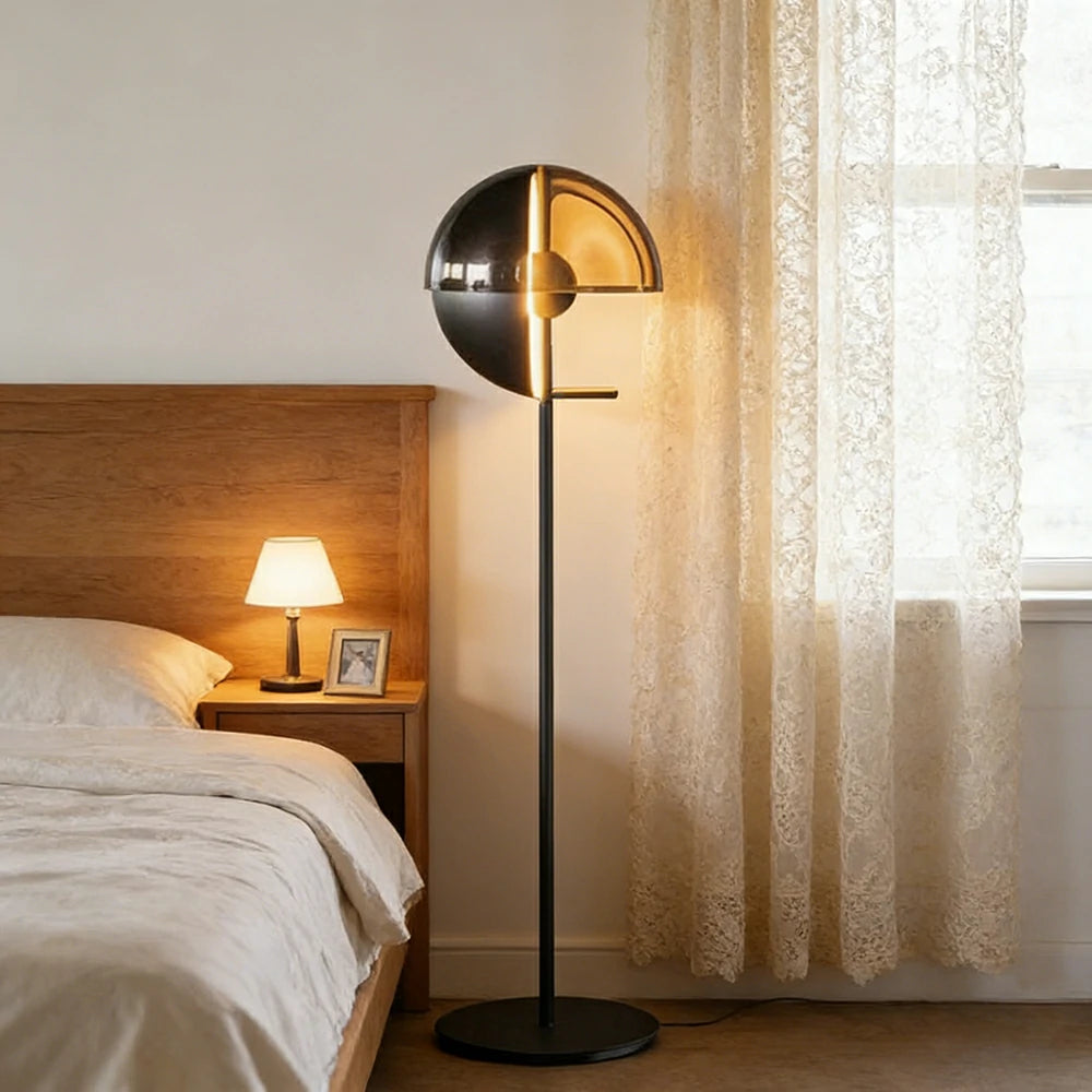 LIVARA XS-1 Floor Lamp with Soft Ambient Lighting Iron Frame and Stable Base for Modern Home Decor