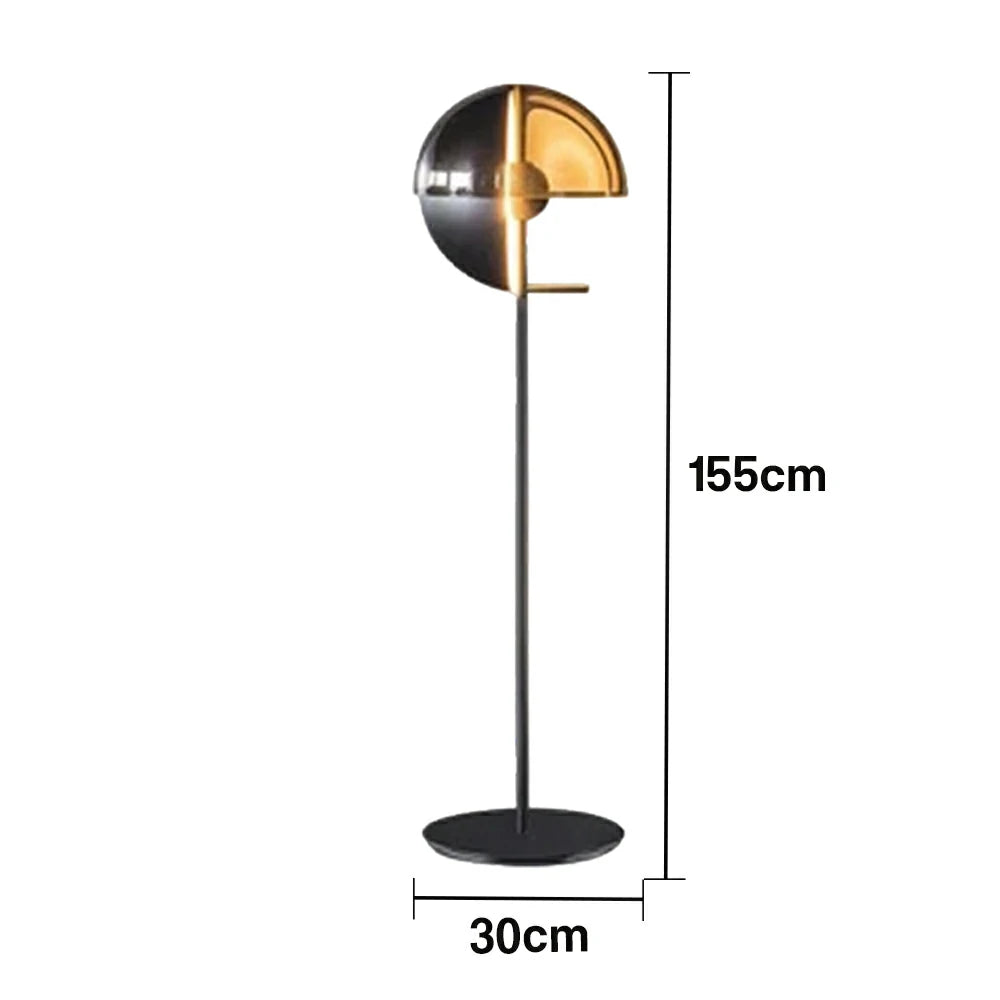 LIVARA XS-1 Floor Lamp with Soft Ambient Lighting Iron Frame and Stable Base for Modern Home Decor