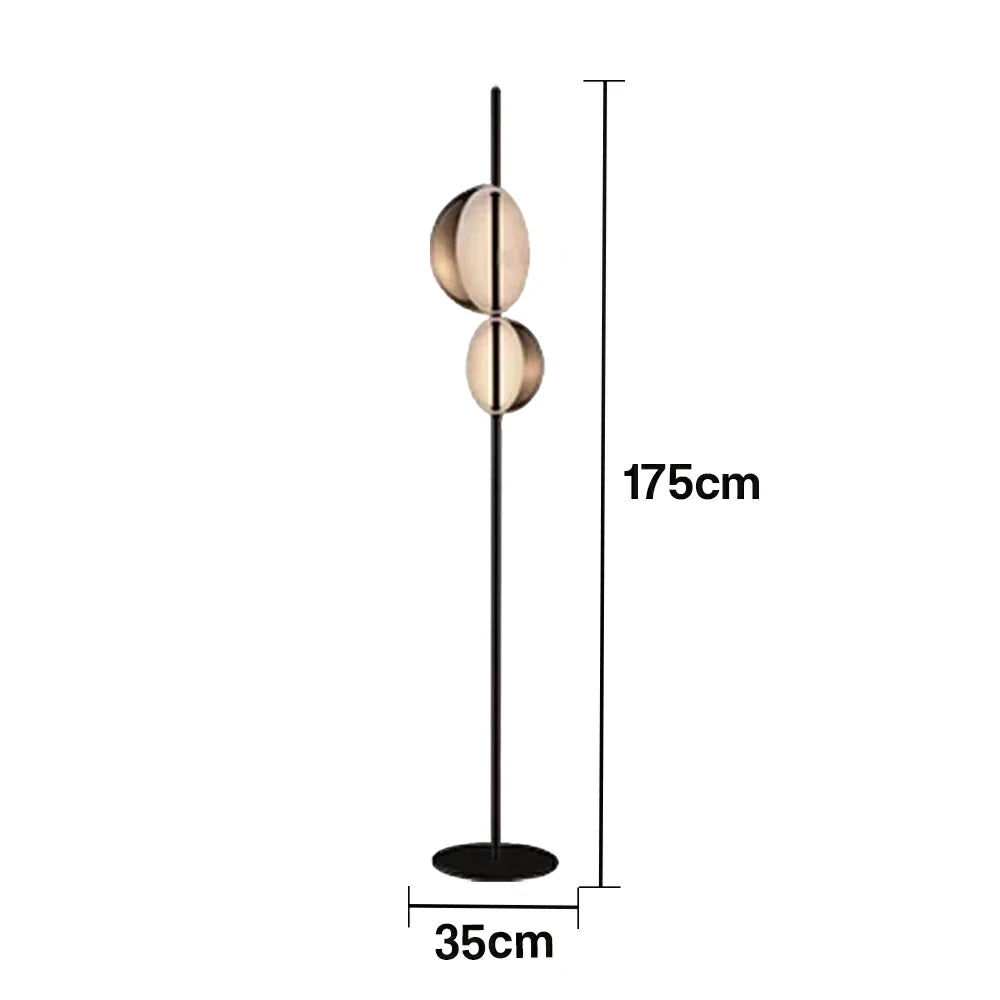 LIVARA XS-3 Floor Lamp with Soft Ambient Lighting Iron Frame and Stable Base for Modern Home Decor