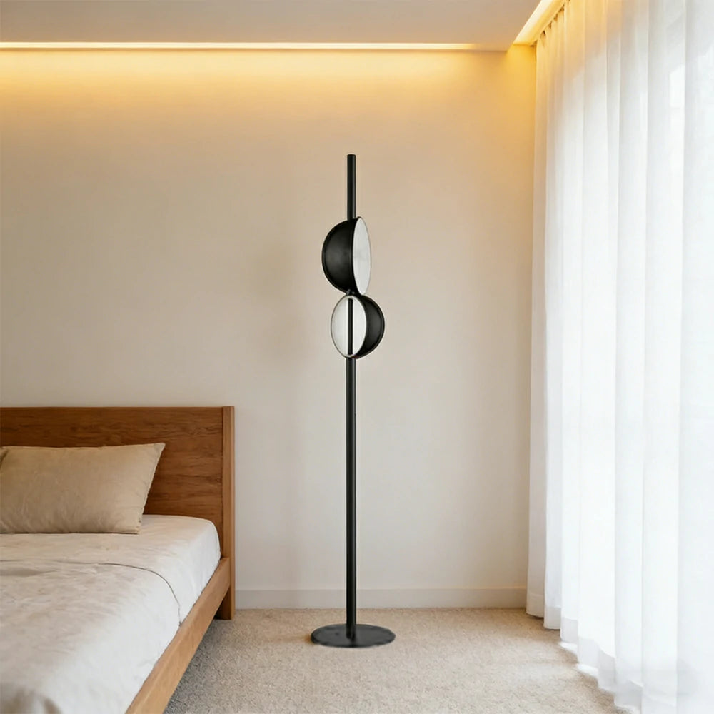 LIVARA XS-4 Floor Lamp with Soft Ambient Lighting Iron Frame and Stable Base for Modern Home Decor