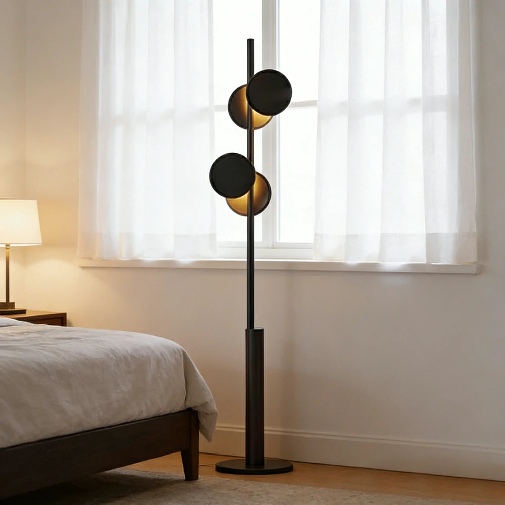 LIVARA XS-6 Floor Lamp with Soft Ambient Lighting Iron Frame and Stable Base for Modern Home Decor