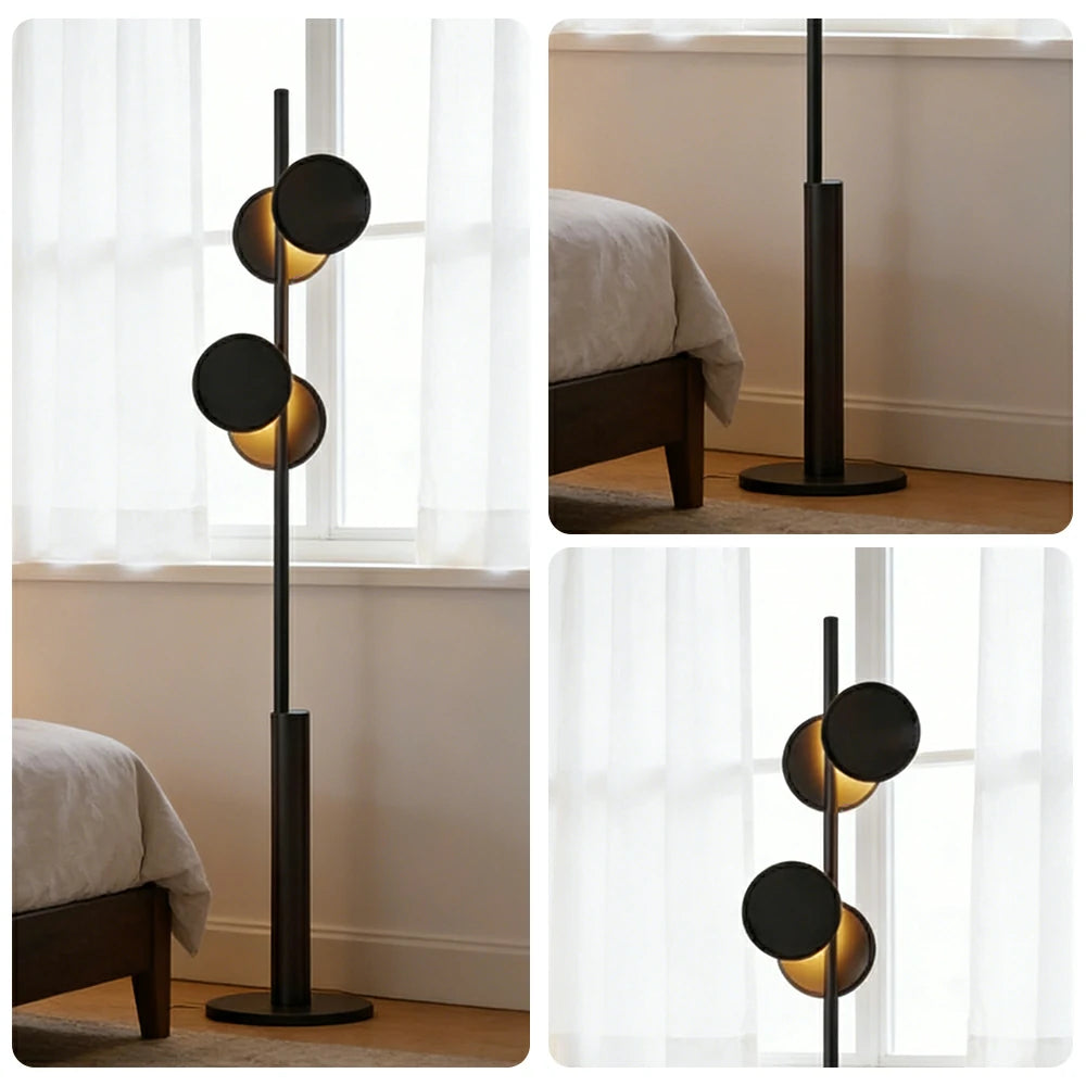 LIVARA XS-6 Floor Lamp with Soft Ambient Lighting Iron Frame and Stable Base for Modern Home Decor