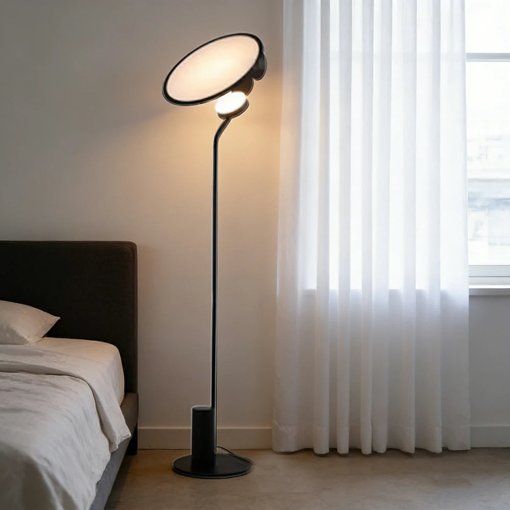 LIVARA XS-8 Floor Lamp with Soft Ambient Lighting Iron Frame and Stable Base for Modern Home Decor