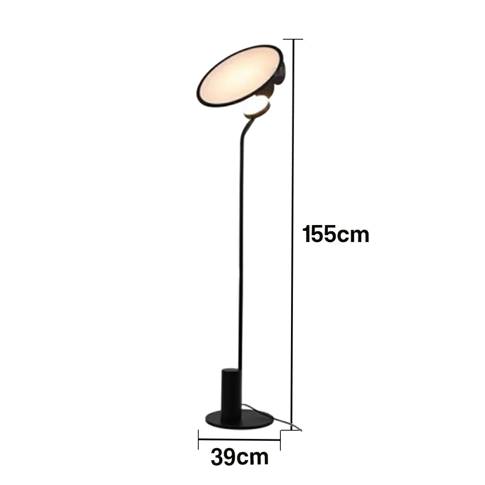 LIVARA XS-8 Floor Lamp with Soft Ambient Lighting Iron Frame and Stable Base for Modern Home Decor