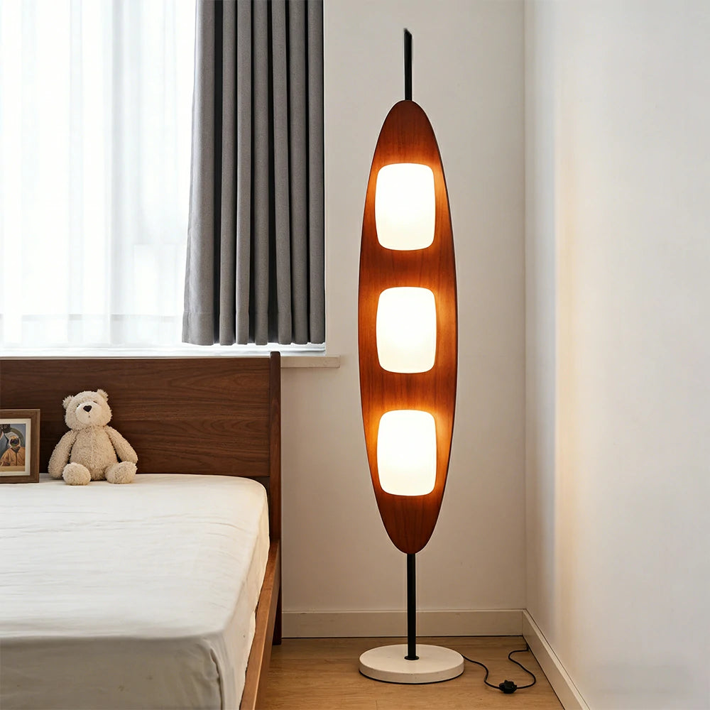 LIVARA XS-10 Floor Lamp with Soft Ambient Lighting Iron Frame and Stable Base for Modern Home Decor