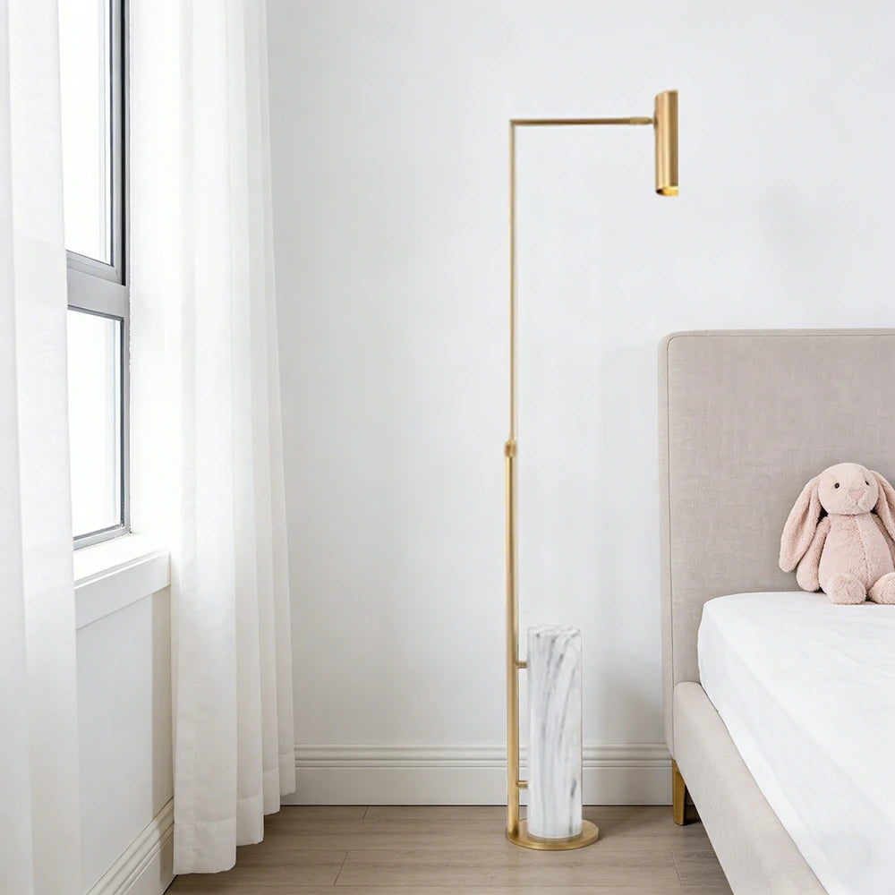 LIVARA XS-11 Floor Lamp with Soft Ambient Lighting Iron Frame and Stable Base for Modern Home Decor