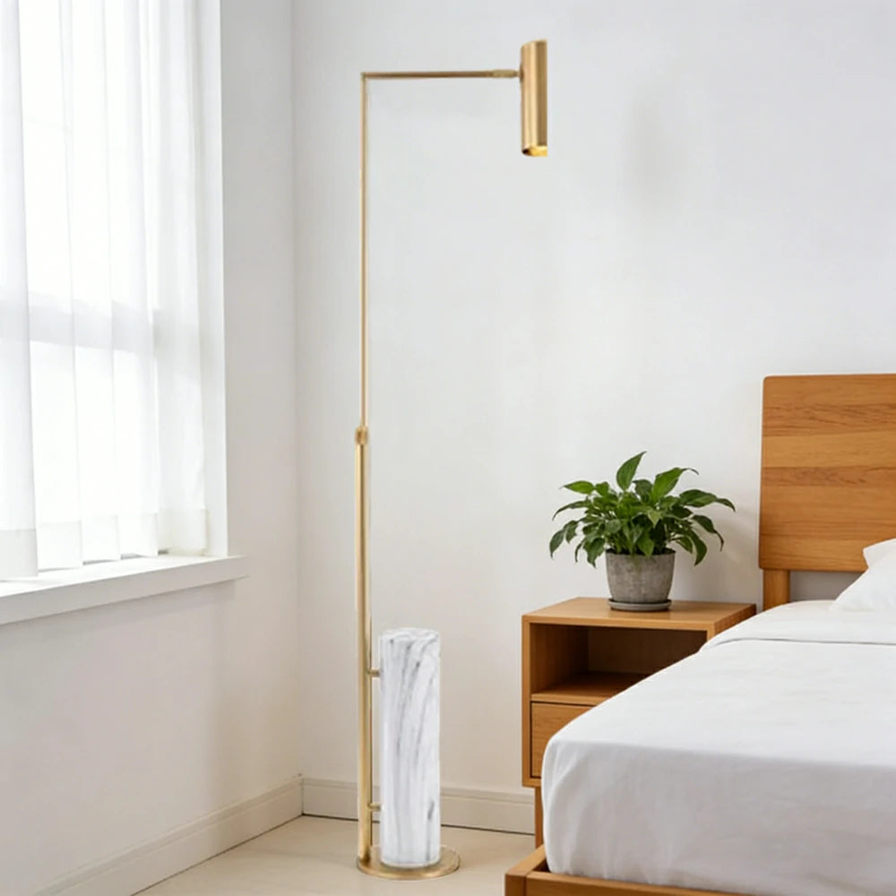 LIVARA XS-11 Floor Lamp with Soft Ambient Lighting Iron Frame and Stable Base for Modern Home Decor
