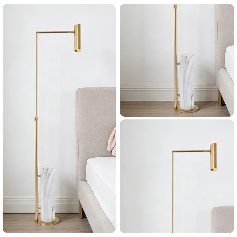 LIVARA XS-11 Floor Lamp with Soft Ambient Lighting Iron Frame and Stable Base for Modern Home Decor