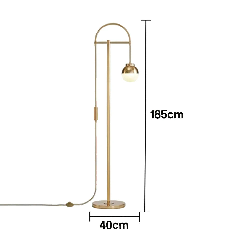 LIVARA XS-13 Floor Lamp with Soft Ambient Lighting Iron Frame and Stable Base for Modern Home Decor