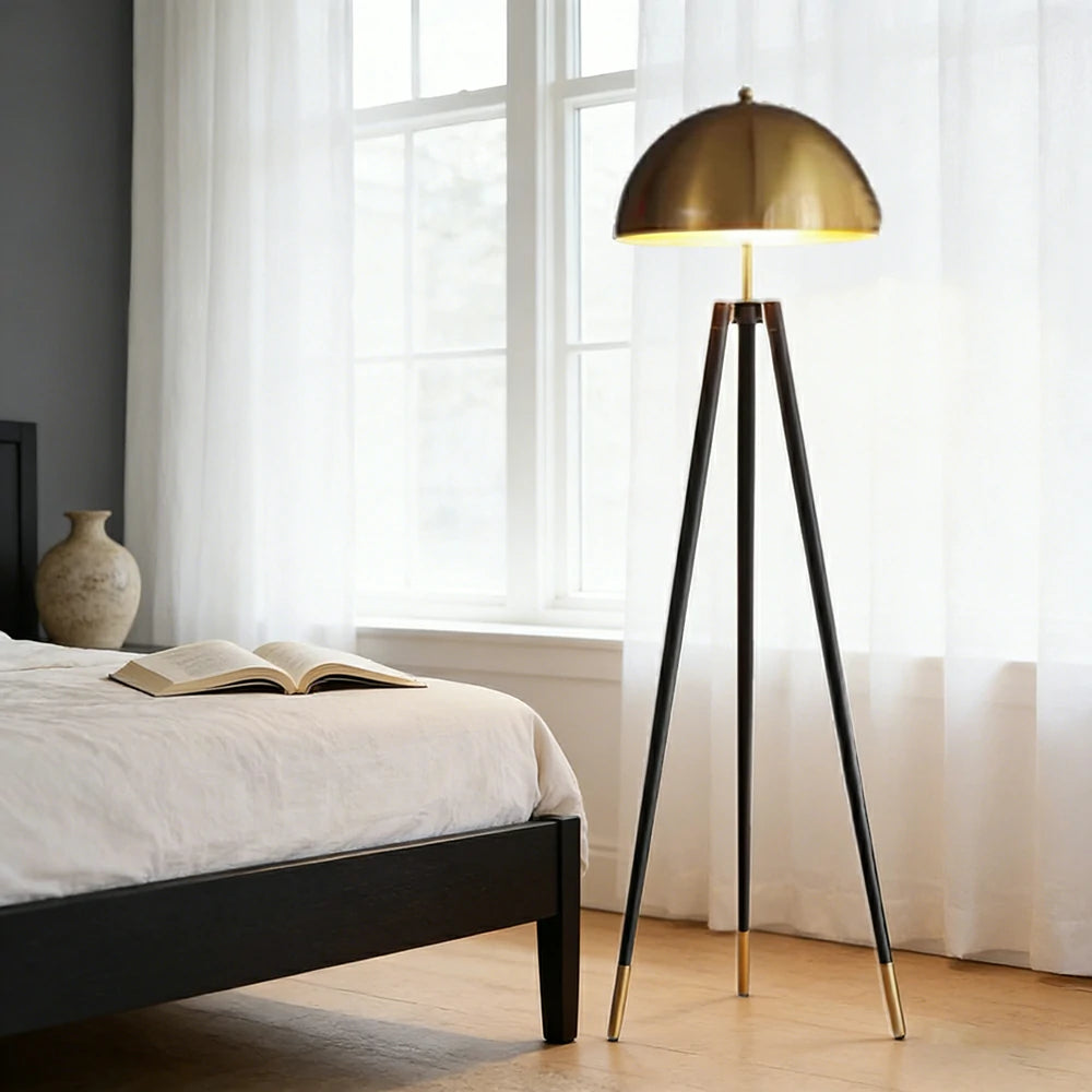 LIVARA XS-14 Floor Lamp with Soft Ambient Lighting Iron Frame and Stable Base for Modern Home Decor