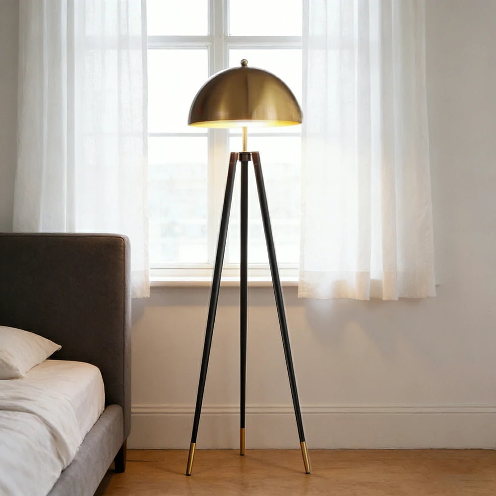 LIVARA XS-14 Floor Lamp with Soft Ambient Lighting Iron Frame and Stable Base for Modern Home Decor