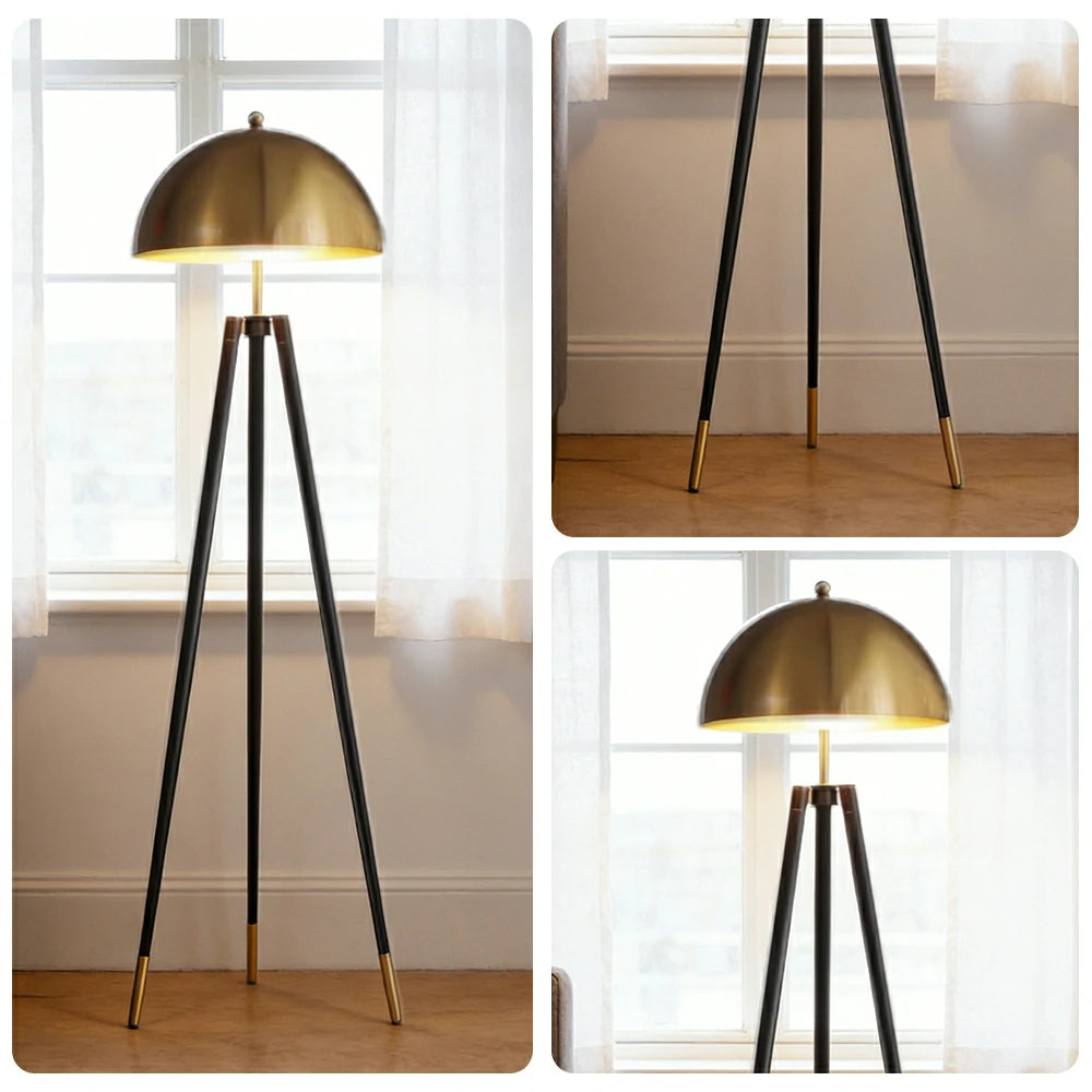 LIVARA XS-14 Floor Lamp with Soft Ambient Lighting Iron Frame and Stable Base for Modern Home Decor