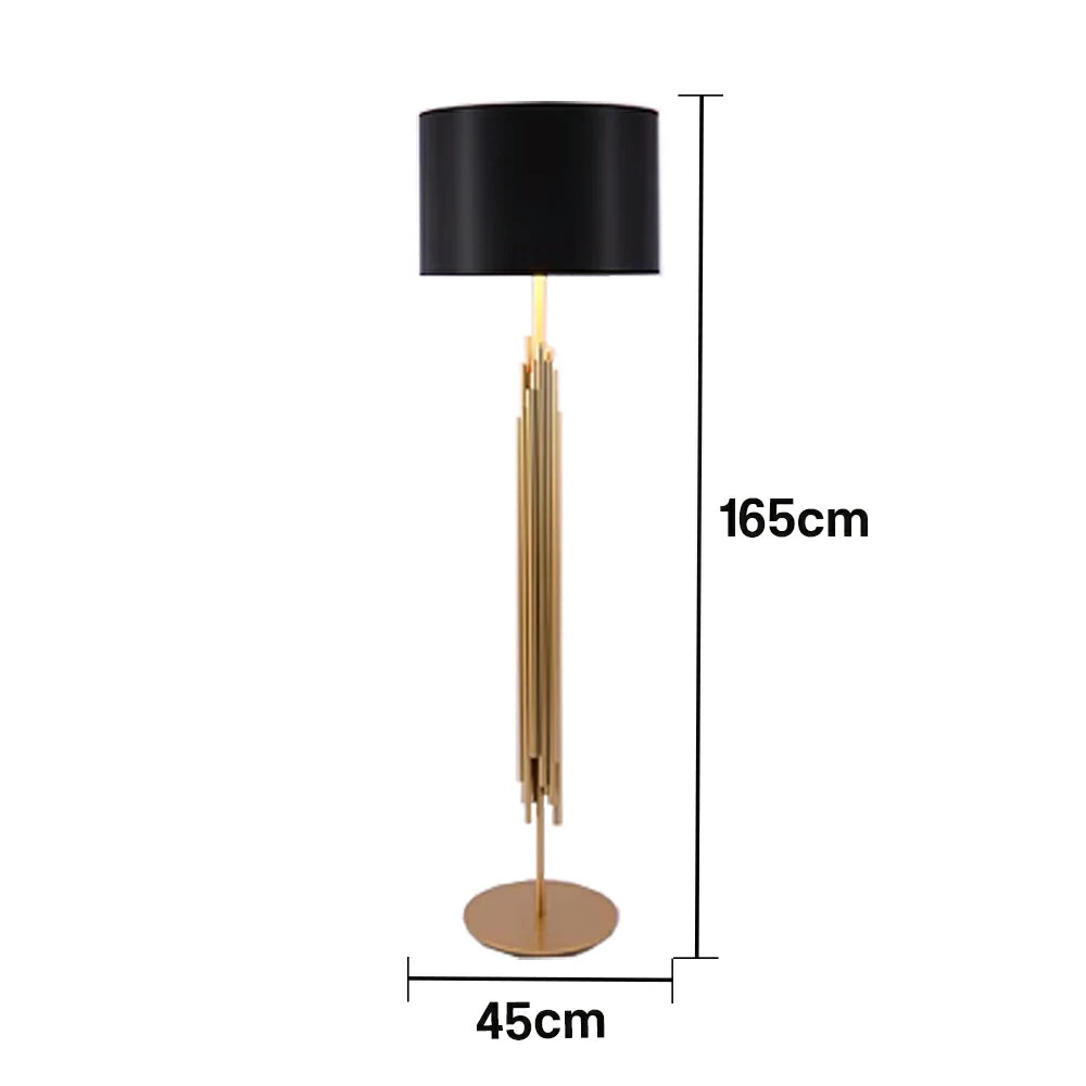 LIVARA XS-15 Floor Lamp with Soft Ambient Lighting Iron Frame and Stable Base for Modern Home Decor