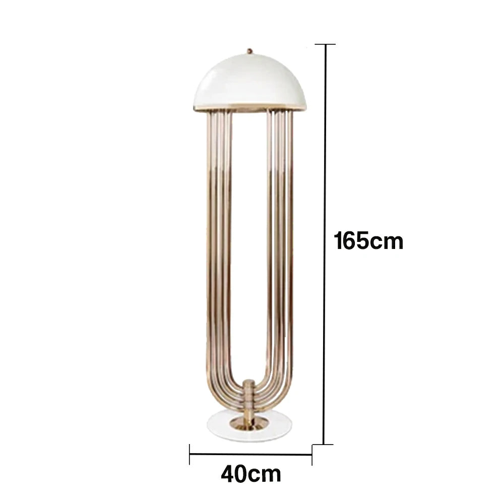 LIVARA XS-18 Floor Lamp with Soft Ambient Lighting Iron Frame and Stable Base for Modern Home Decor