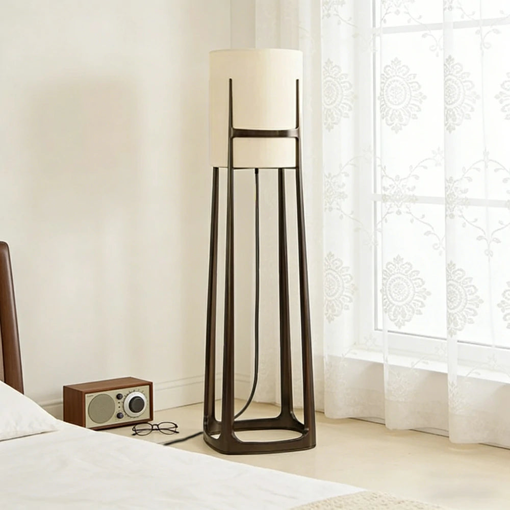 LIVARA XS-19 Floor Lamp with Soft Ambient Lighting Iron Frame and Stable Base for Modern Home Decor