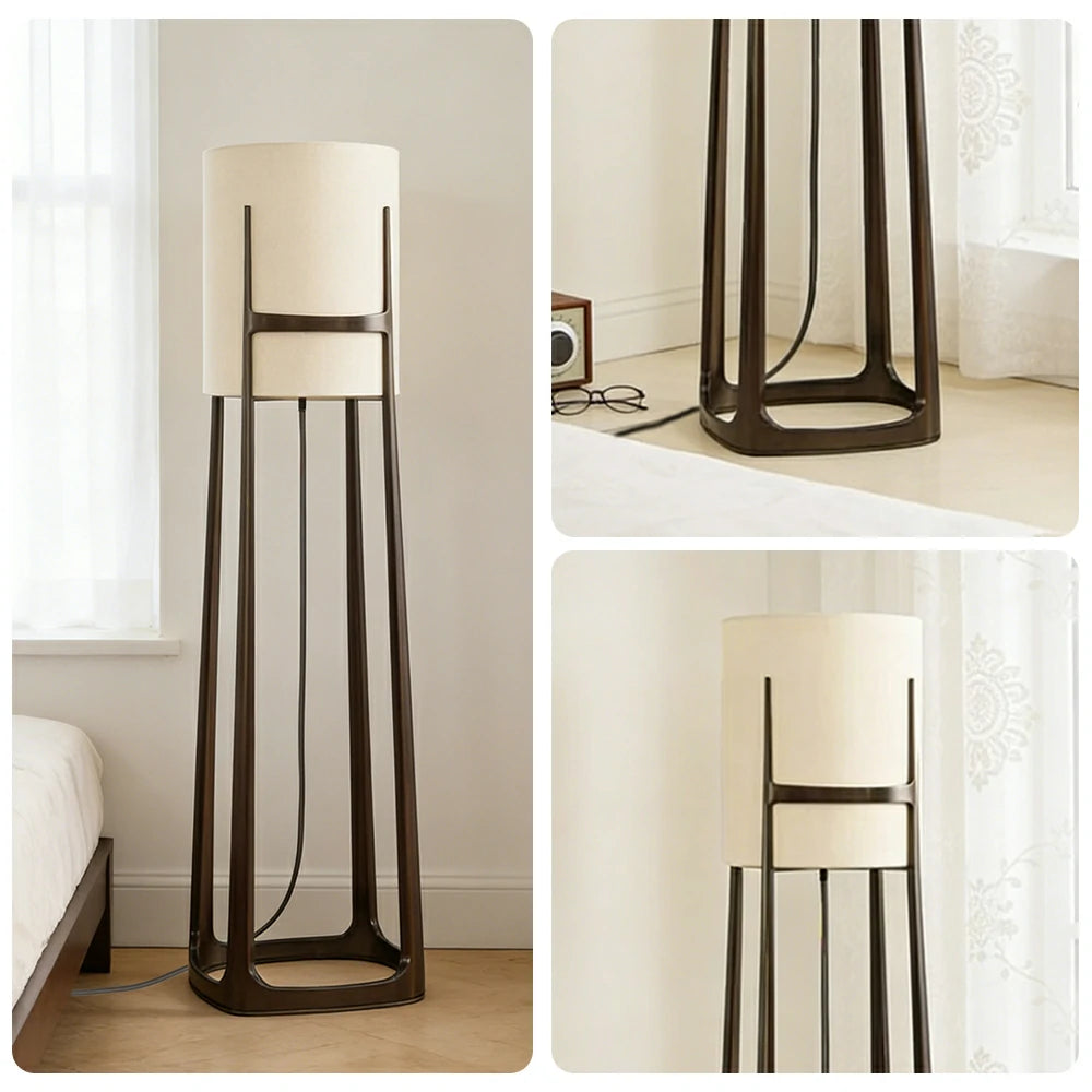 LIVARA XS-19 Floor Lamp with Soft Ambient Lighting Iron Frame and Stable Base for Modern Home Decor